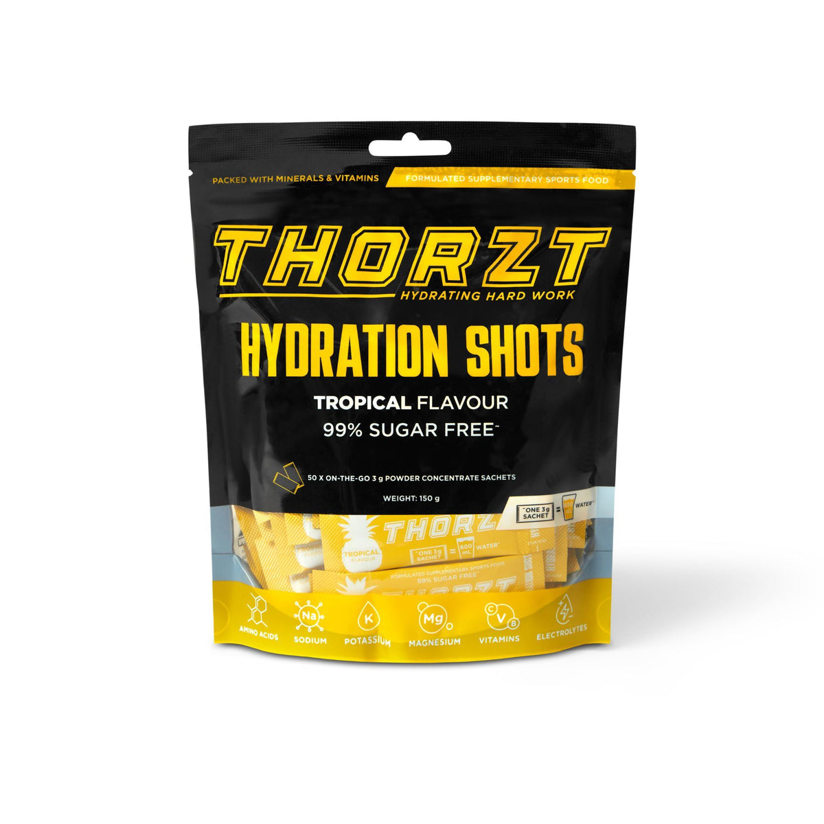 Thorzt Sugar Free Solo Shot 3g/600ml 50pk