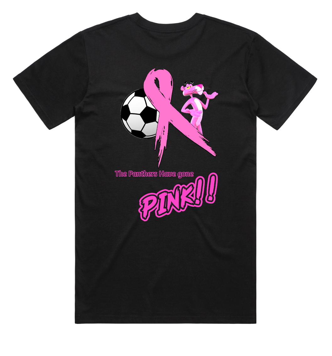 Warners Bay FC Pink Ribbon Fundraiser Tees - Mens