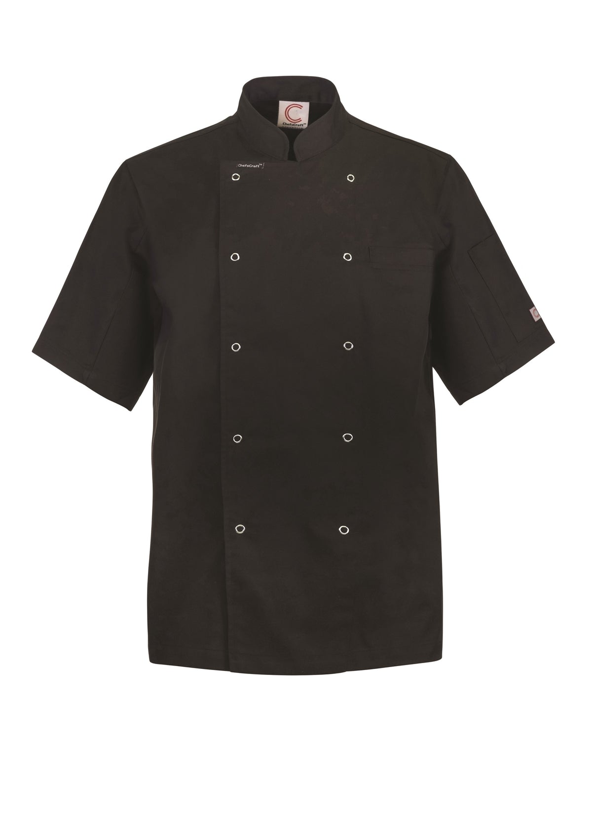 Chef Jacket with Press Studs SS - CJ052