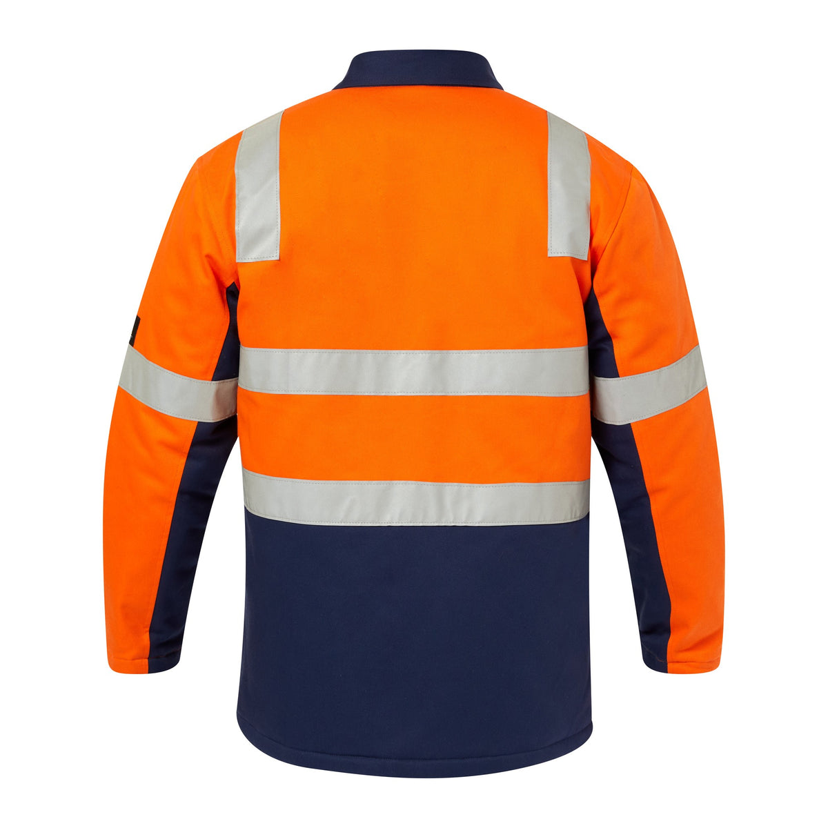 WorkCraft Hi-Vis Cotton Drill Reflective Jacket WJ8019
