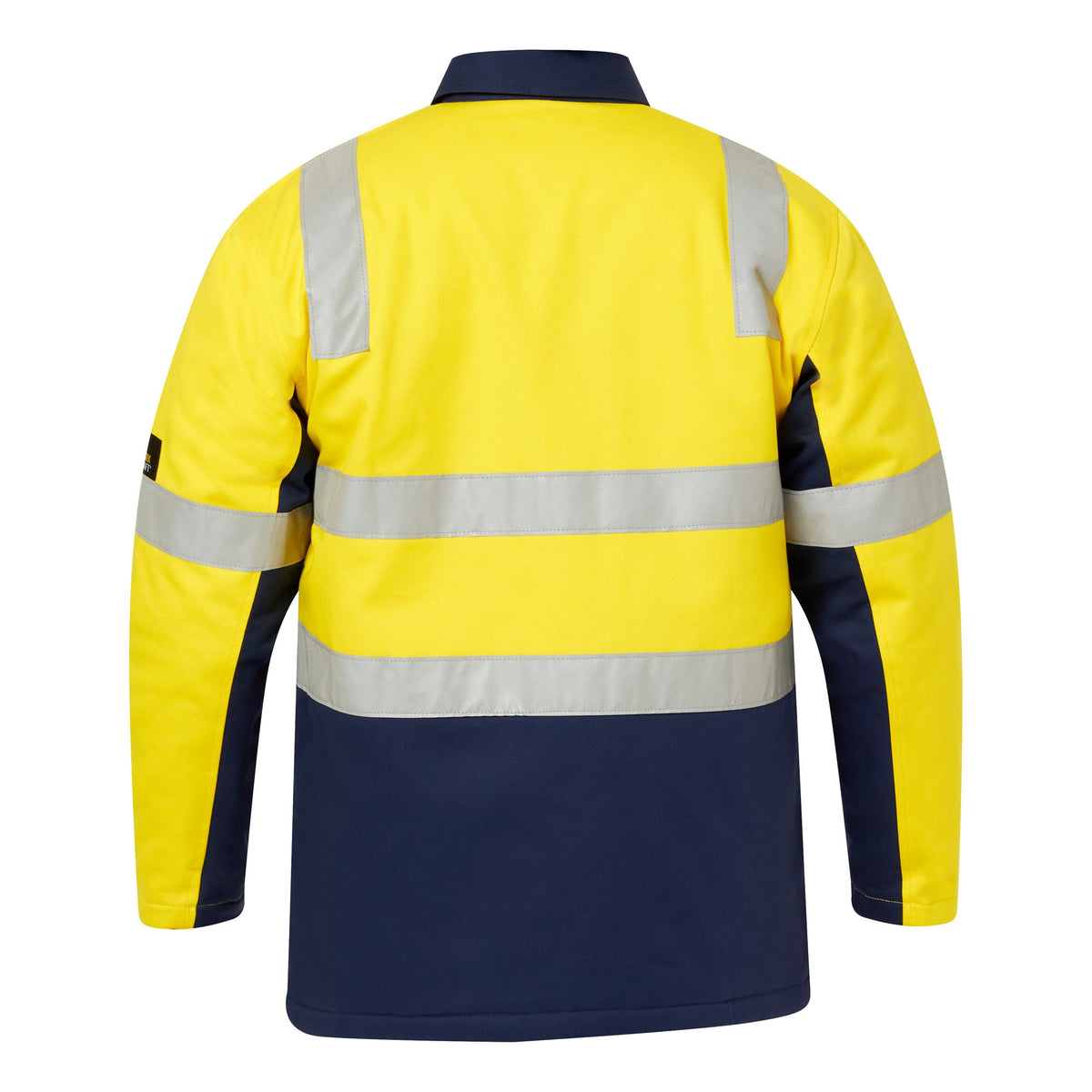 WorkCraft Hi-Vis Cotton Drill Reflective Jacket WJ8019
