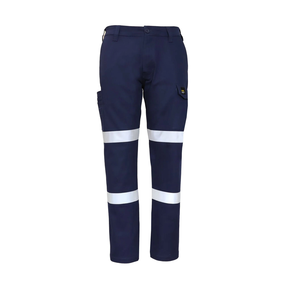 Workcraft Mens Stretch Drill Cargo Tape Pant WP4075