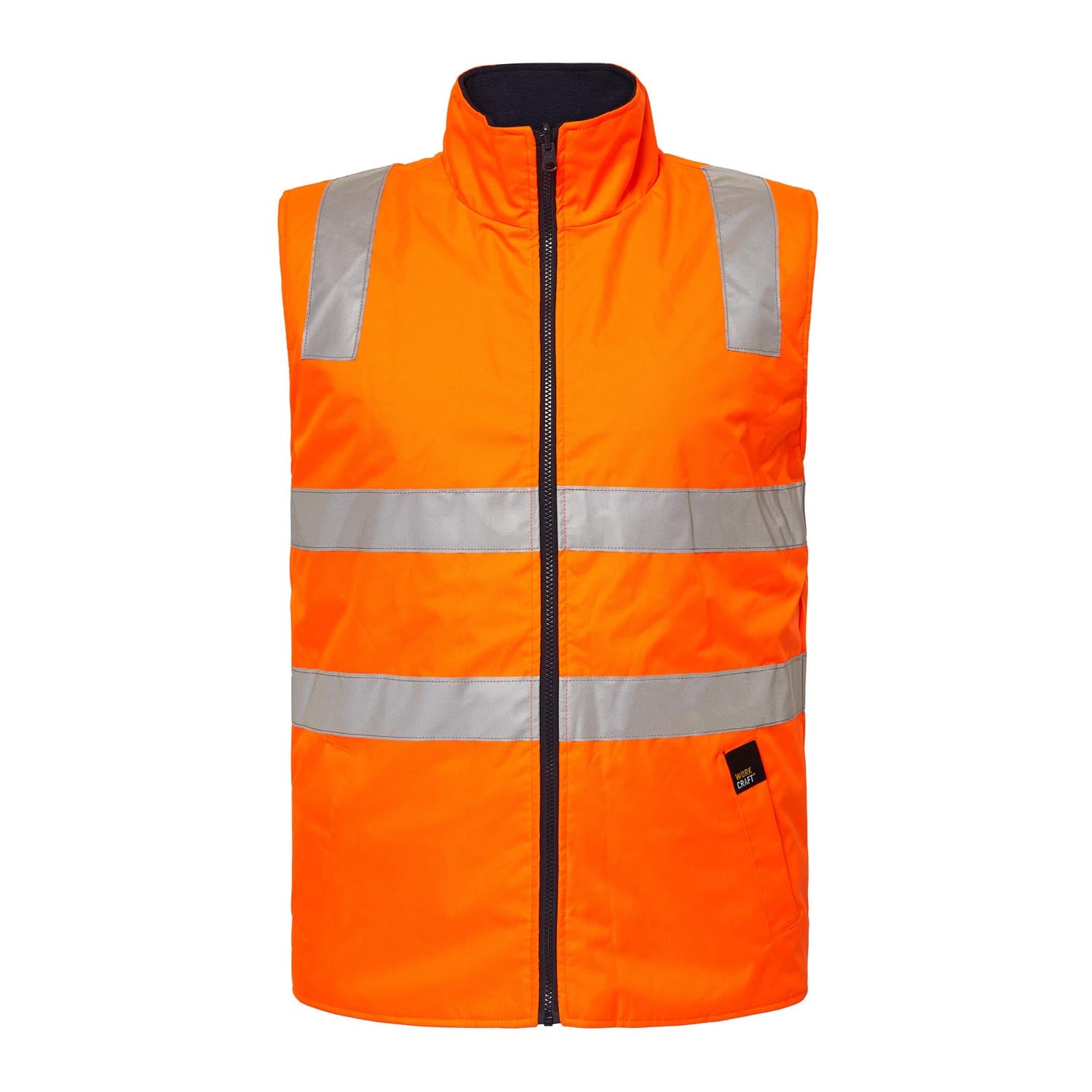 WorkCraft Taped Fleece Reversible Vest