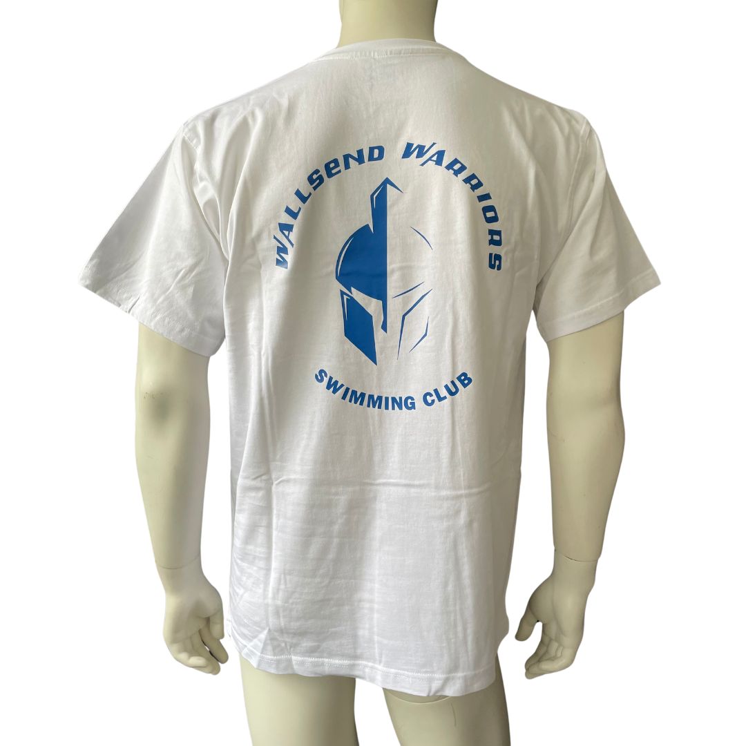 Wallsend Warriors Swimming White Tee