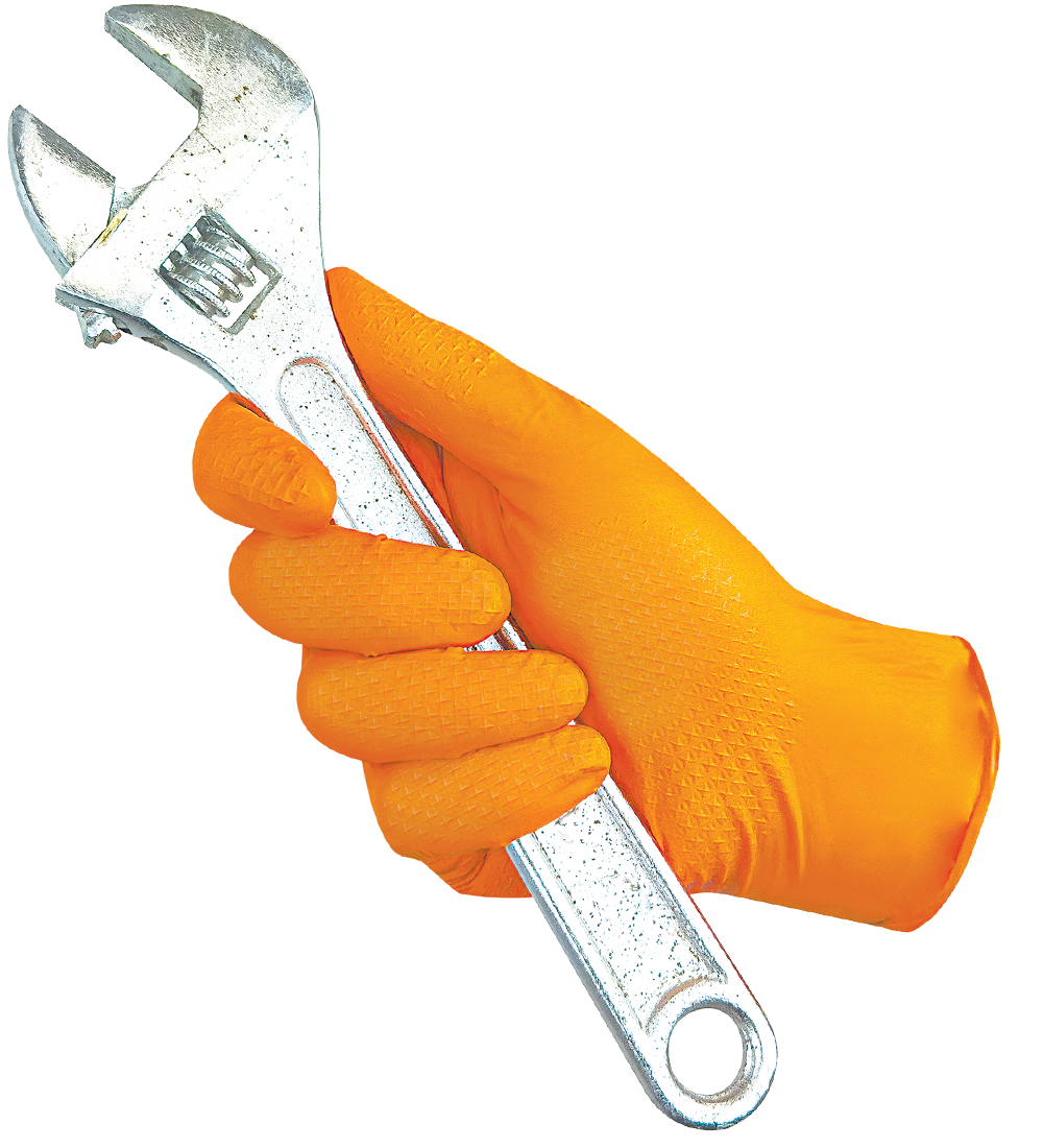 Orange Rocket Xtra Grip Gloves - 50pk