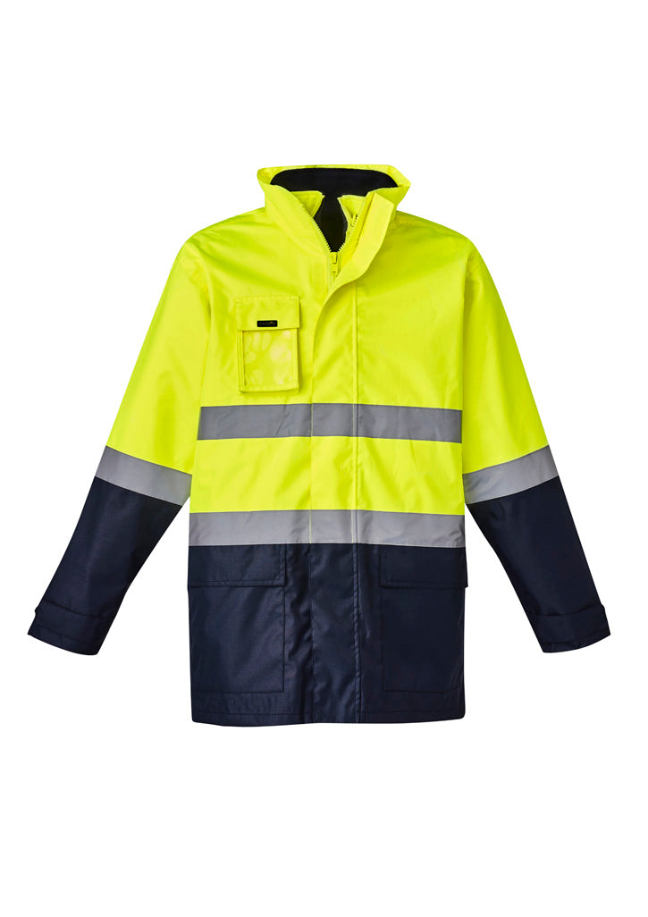 Mens Hi Vis Basic 4in1 Waterproof Jacket
