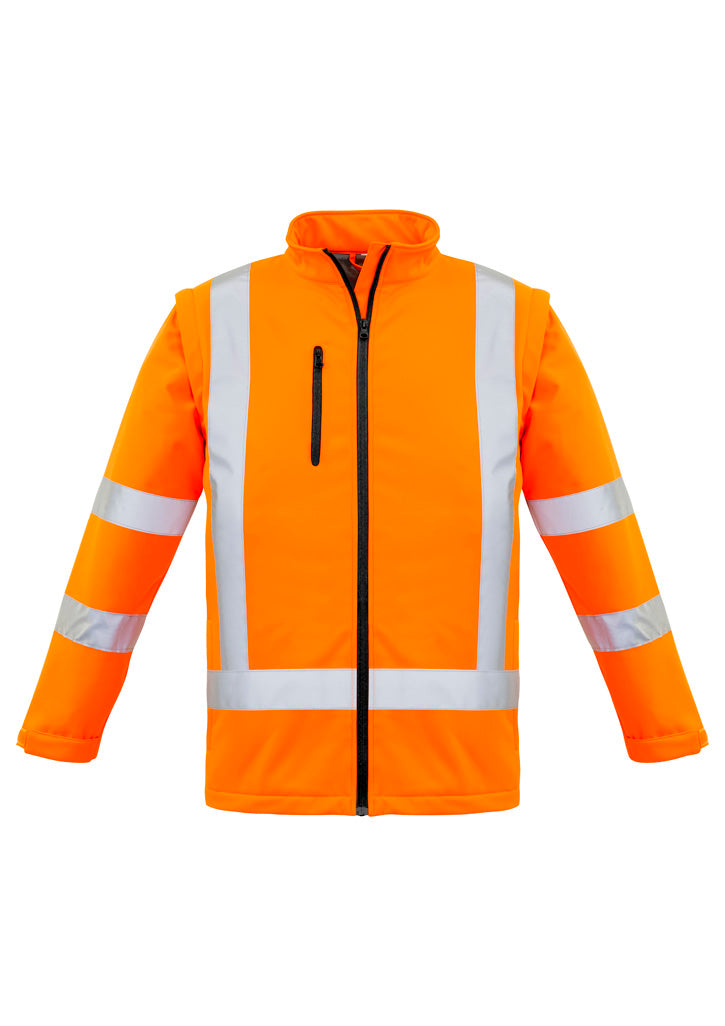 Syzmik - Unisex Hi Vis X-Taped 2-in-1 Soft Shell Jacket 330g