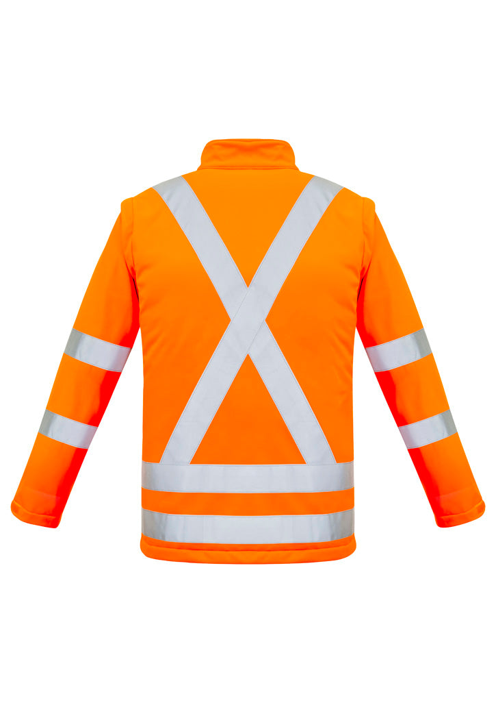 Syzmik - Unisex Hi Vis X-Taped 2-in-1 Soft Shell Jacket 330g