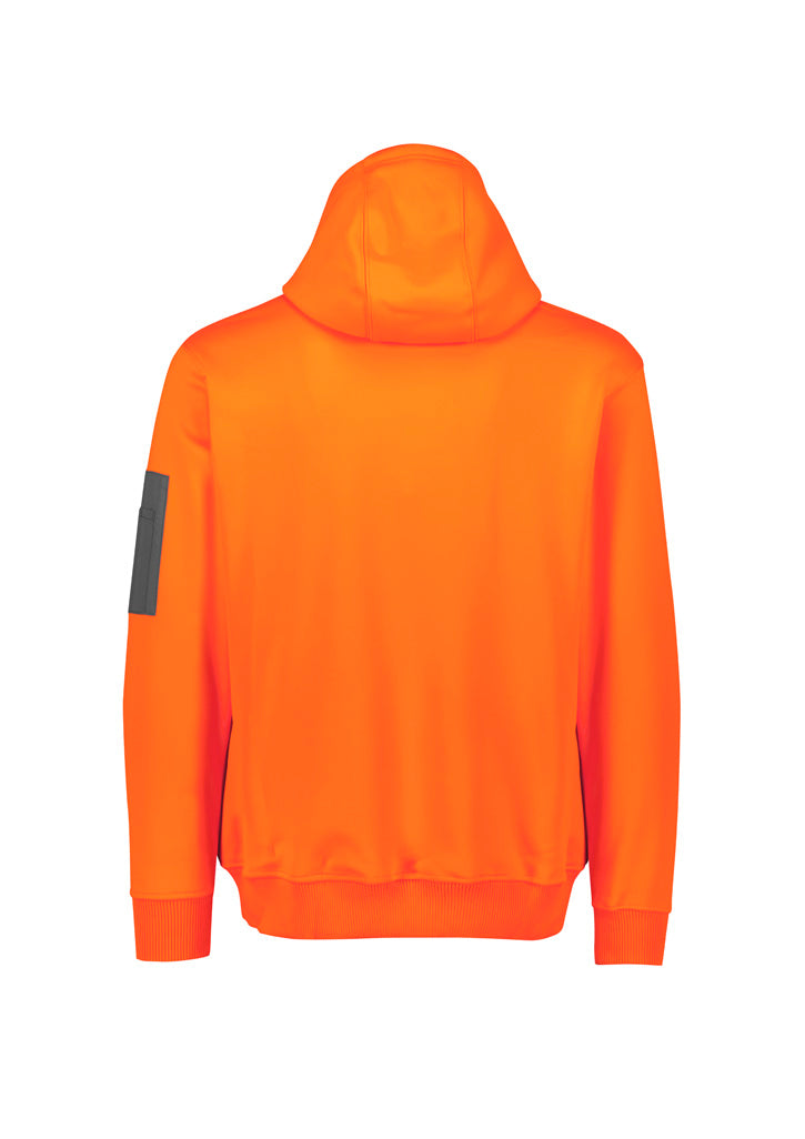 Syzmik Unisex Water Resistant Hoodie -orange/darkgrey