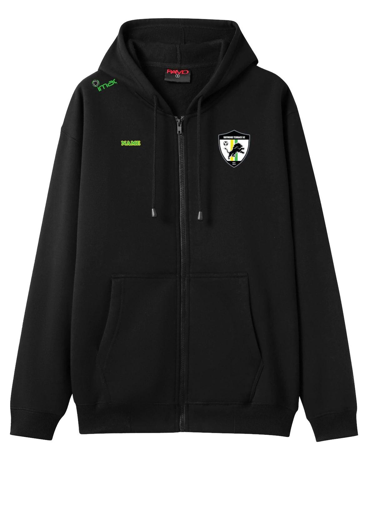 Raymond Terrace SC Zipper Hoodie with Name - Adult