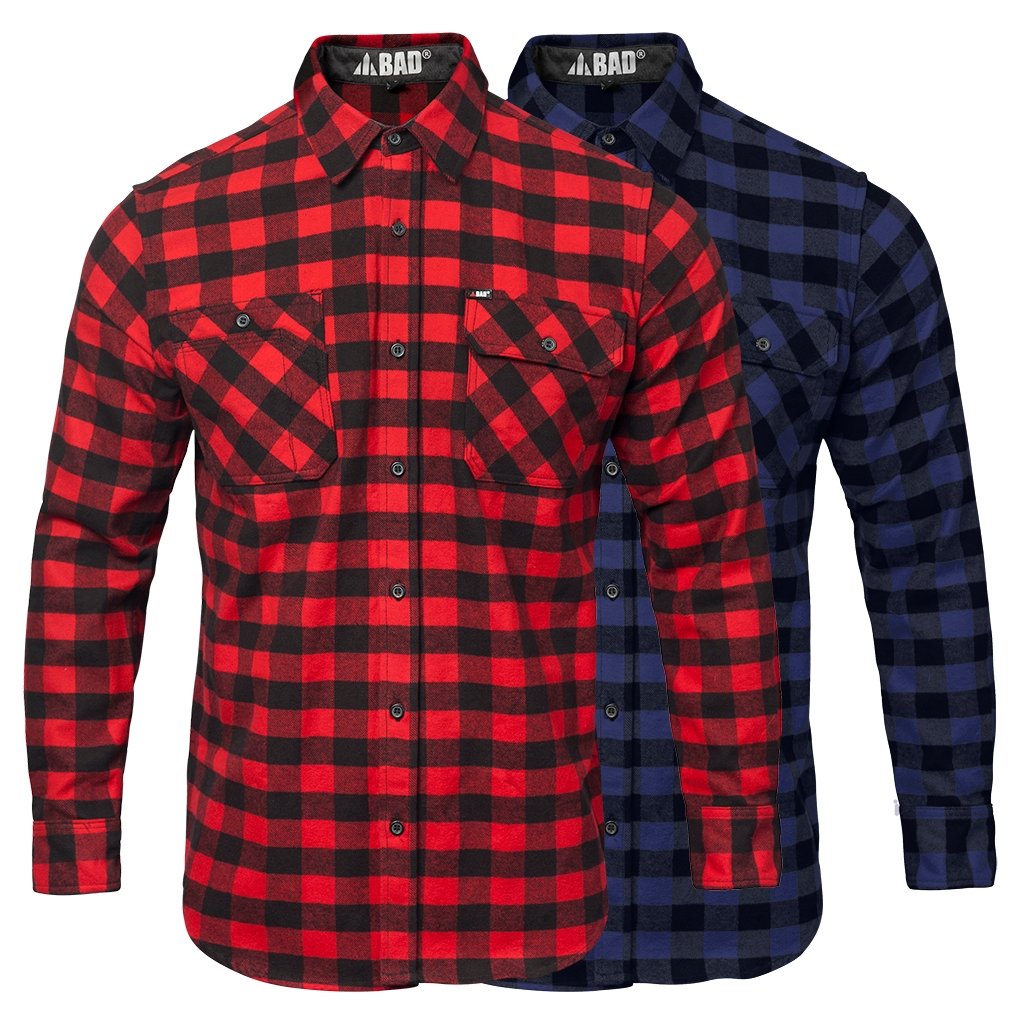 BAD Flannelette Check L/S Shirt