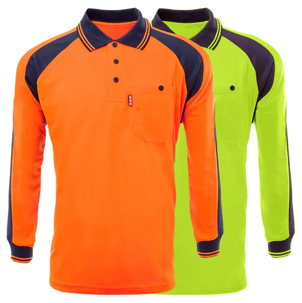 BAD Hi-Vis L/S Polo