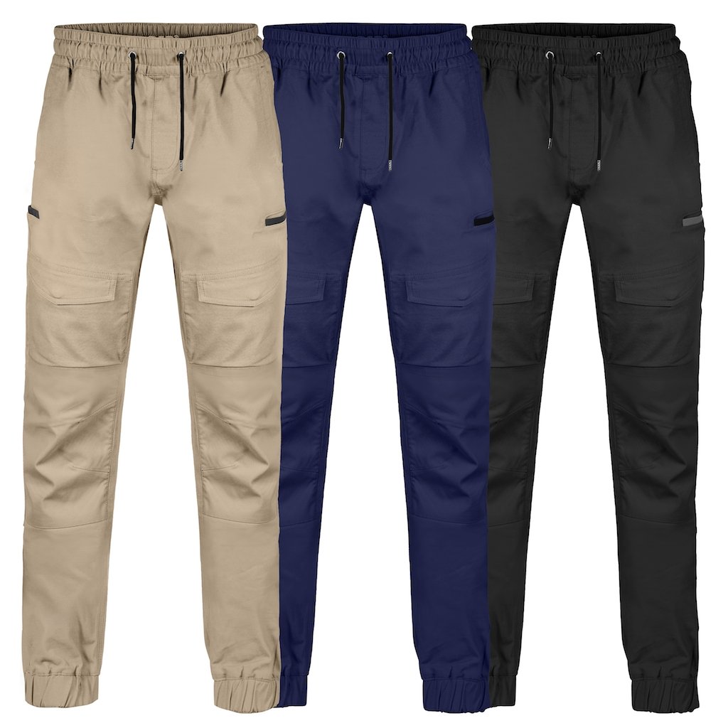 BAD Saviour Elastic-Waist Cuffed Pants