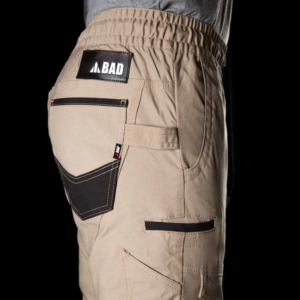 BAD Saviour Elastic-Waist Cuffed Pants