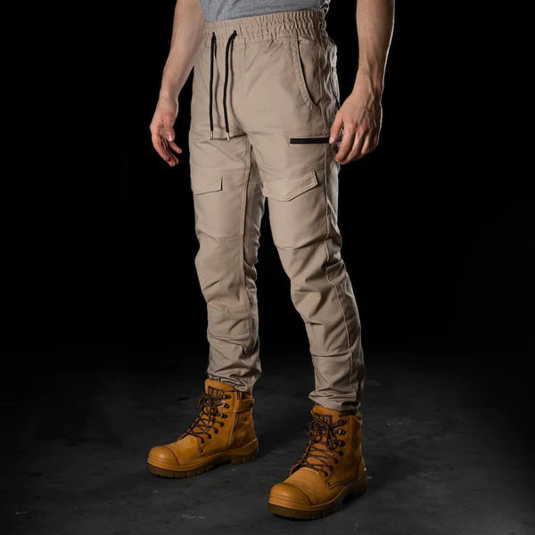 BAD Saviour Elastic-Waist Cuffed Pants