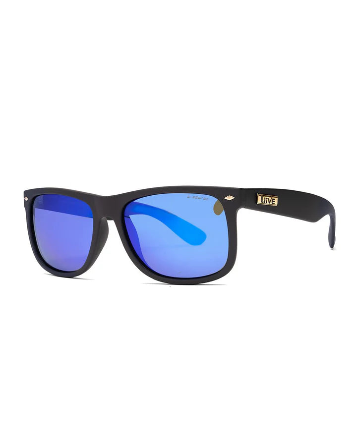 Liive EL Capitan-BlueMirror- Polarised- MattBlack