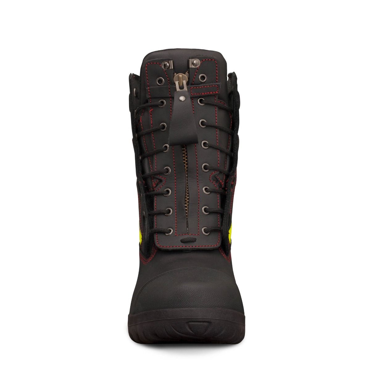 Oliver Mens 66-495S 230mm Zip Structural Firefighters Boots Comp Nitrile