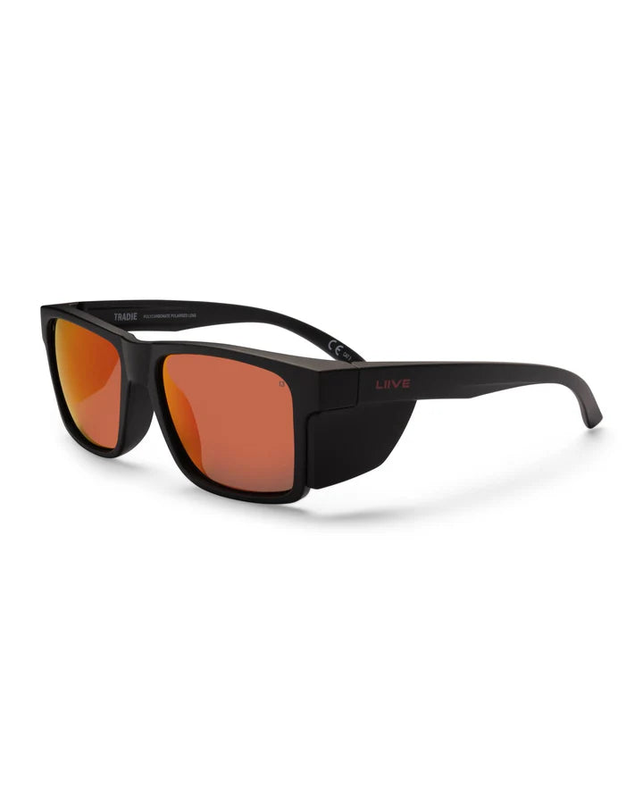 Liive TradieX-RedMirror-Polar-MattBlack-Blinker