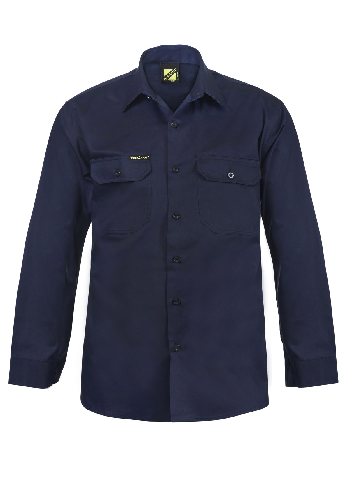 WorkCraft Mens Drill Shirt LS 190g WS3020