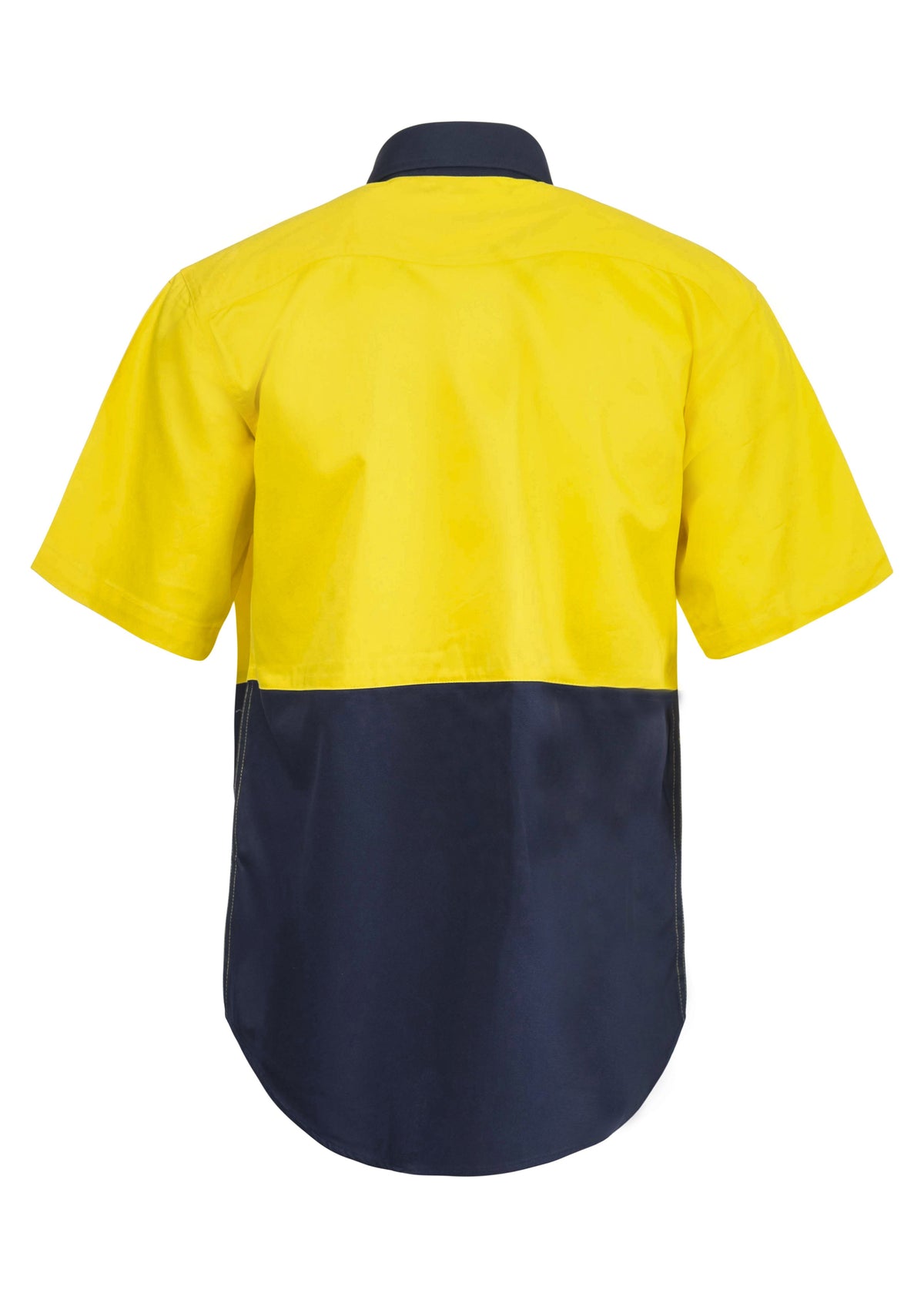 WorkCraft Mens Industrial Drill Shirt with Press Studs SS 190g WS3063