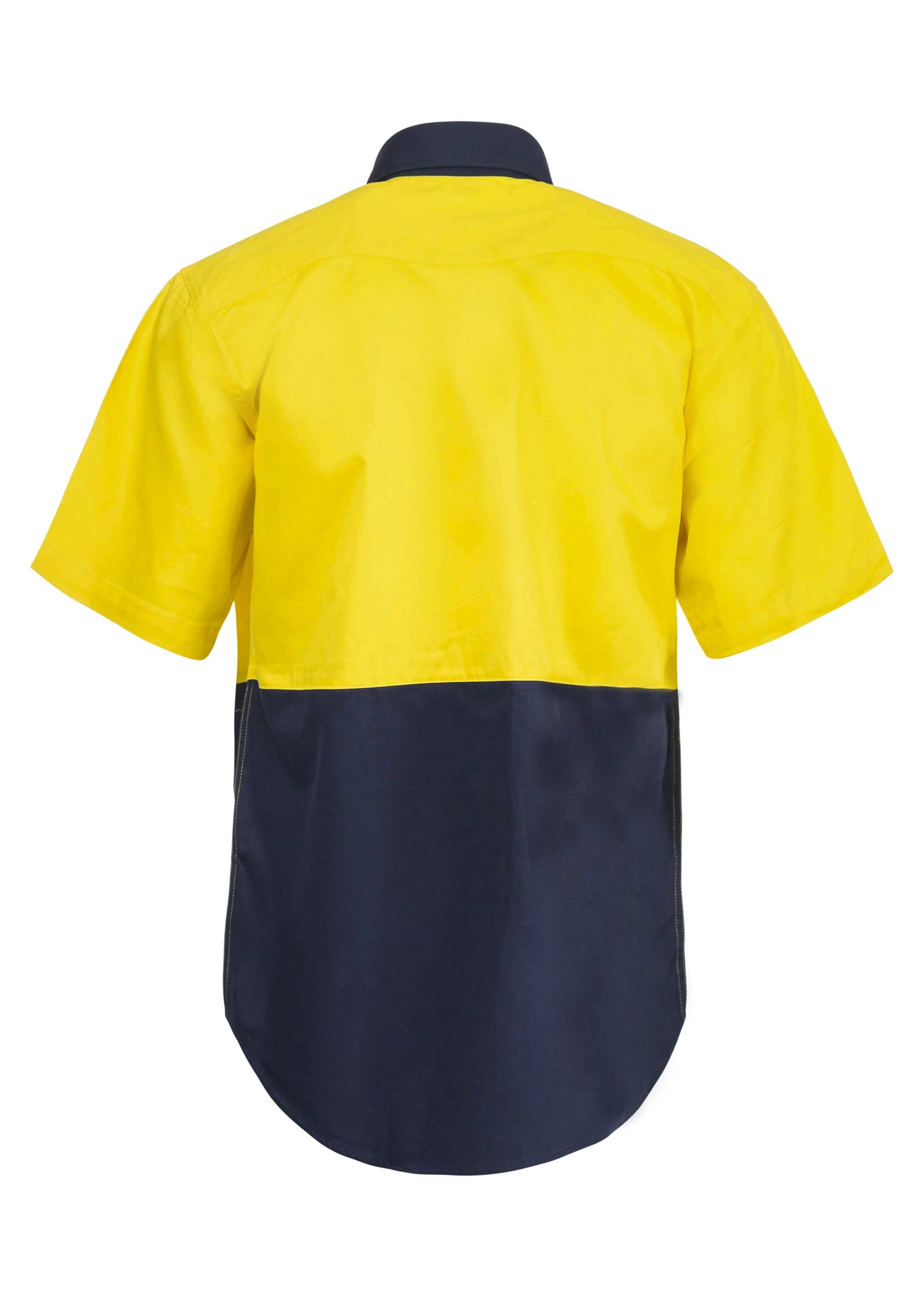 WorkCraft Mens Industrial Drill Shirt with Press Studs SS 190g WS3063