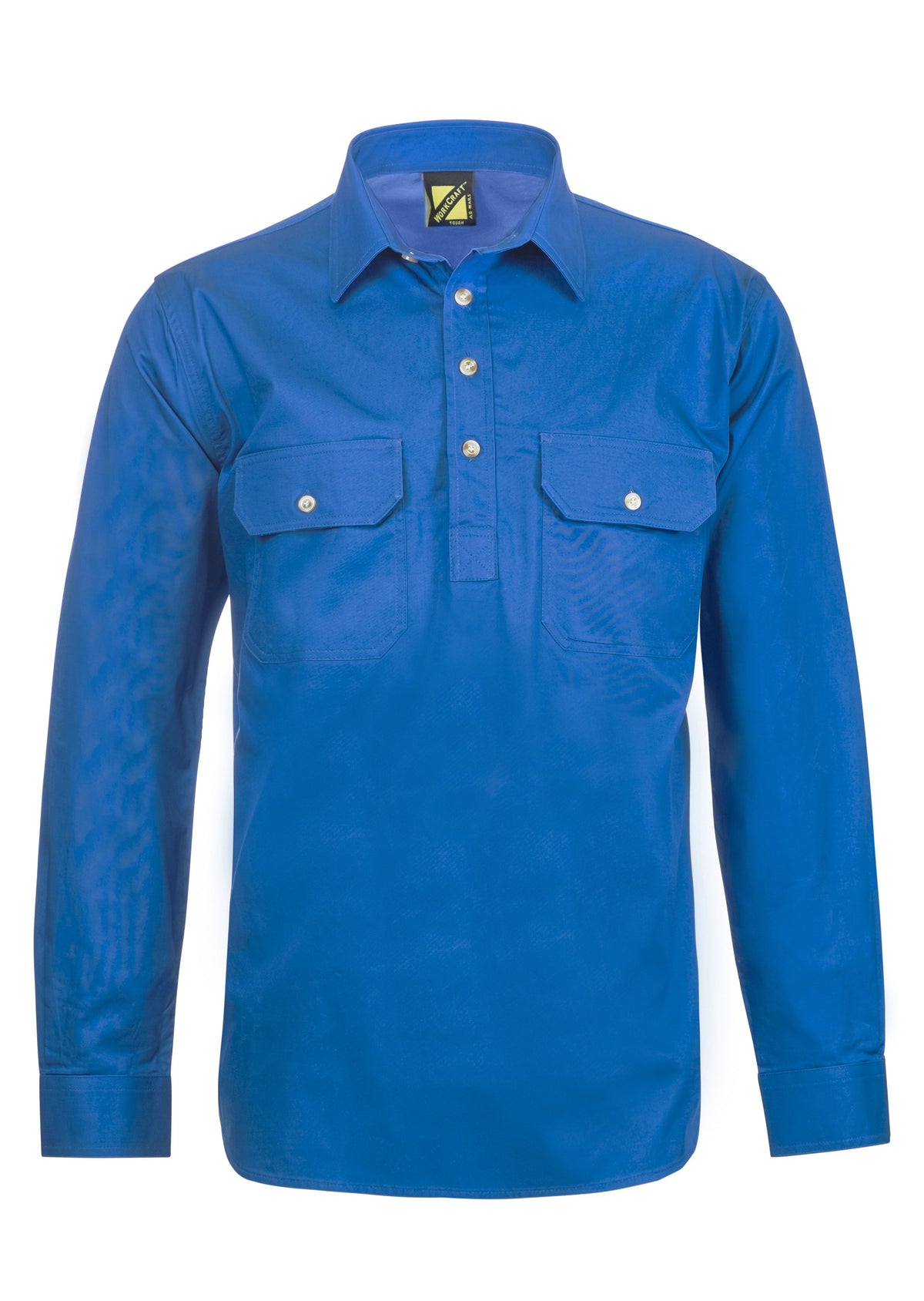 WorkCraft Men Closed Drill Shirt LS 155g WS3029