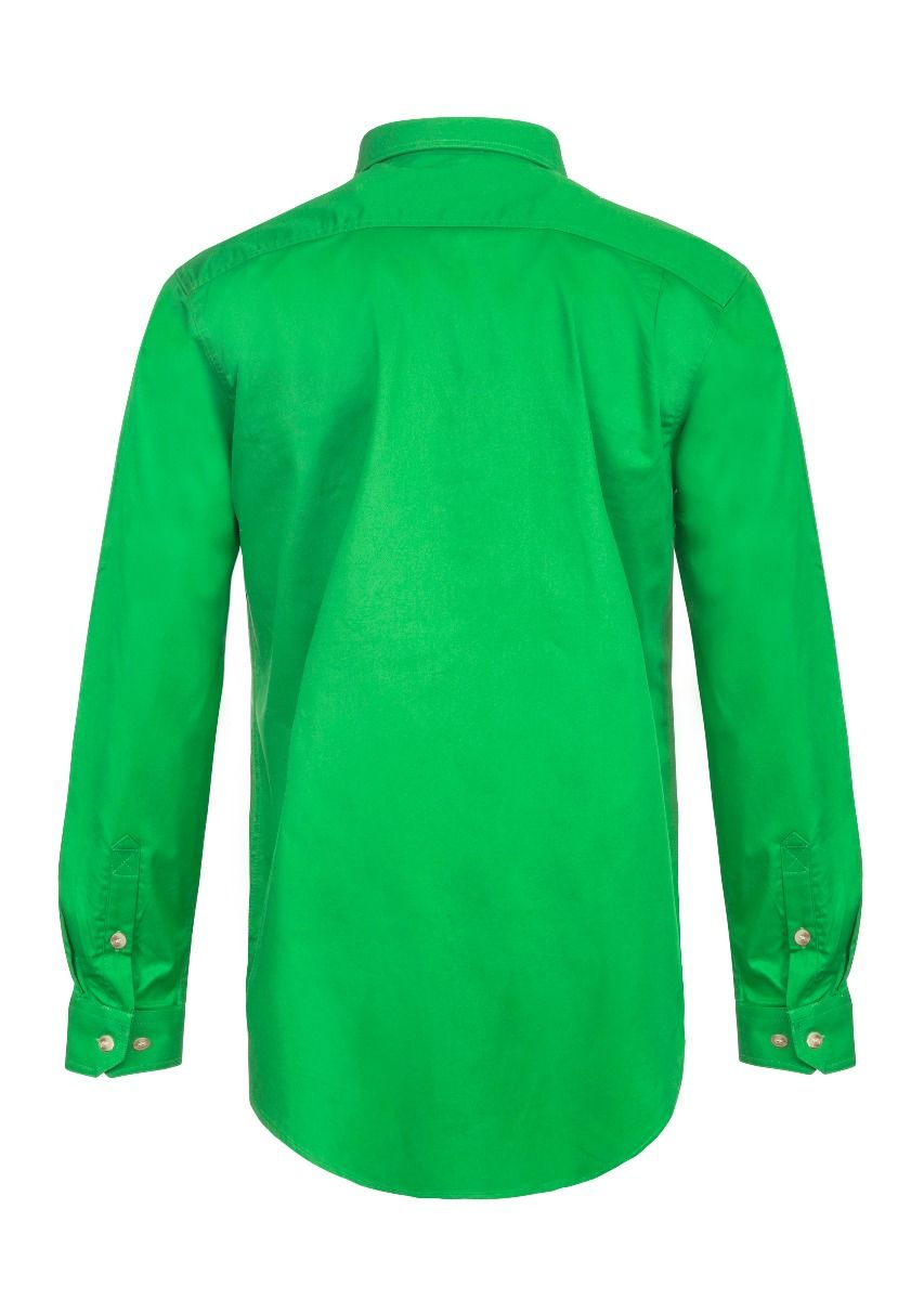 WorkCraft Men Closed Drill Shirt LS 155g WS3029