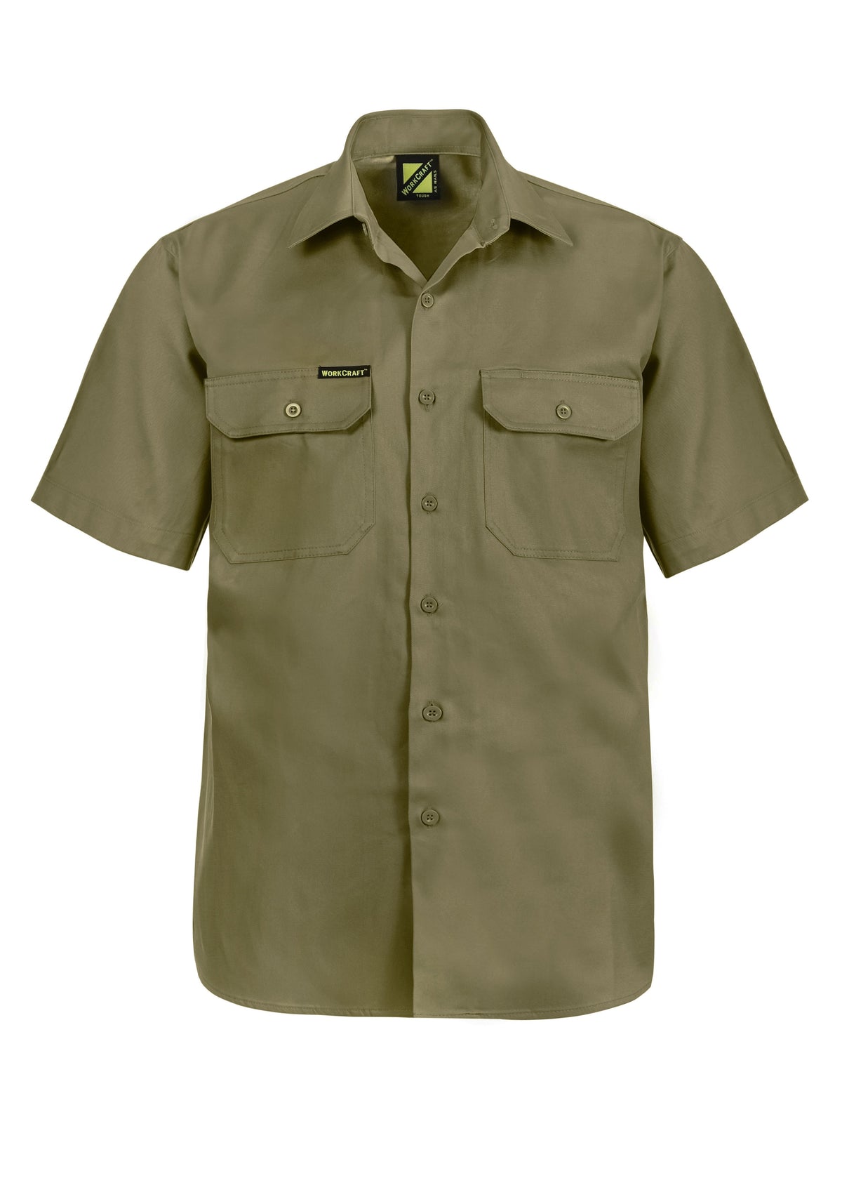 WorkCraft Mens Drill Shirt SS 190g WS3021