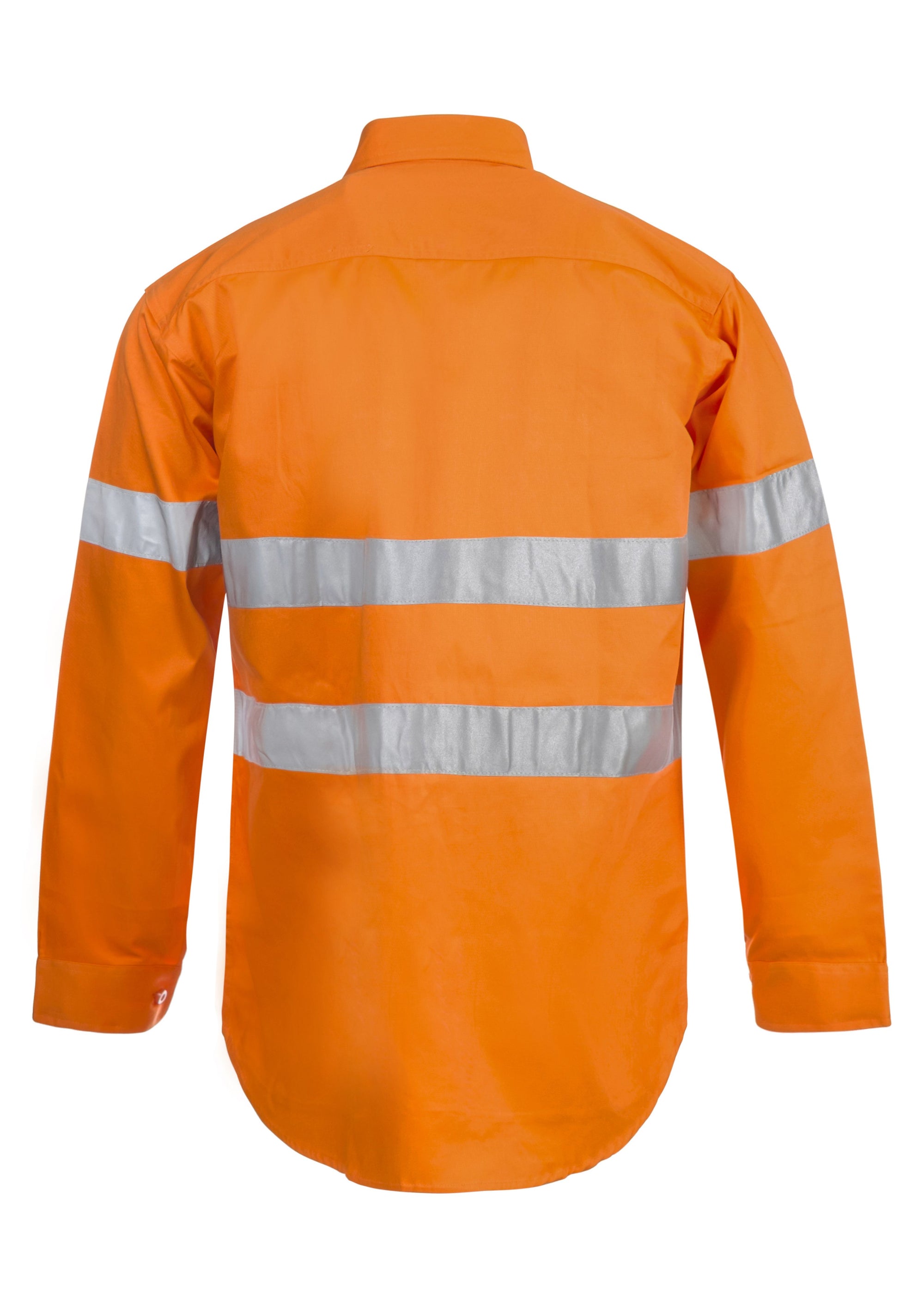 WorkCraft Mens Orange Taped Drill Shirt ls 190g 2xl