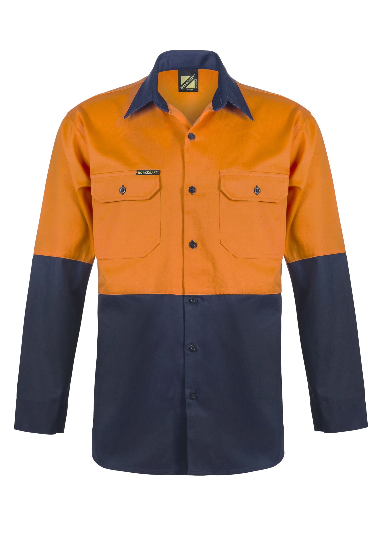 WorkCraft Mens Drill Shirt LS 190g WS3022