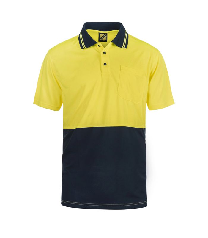 WorkCraft Mens Cotton Backed Polo SS 190g WSP401