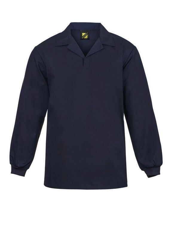 WorkCraft Mens Food Industry Jacshirt LS 220g WS3186