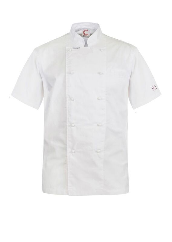ChefsCraft Mens LW Executive Chefs Jacket SS 155g