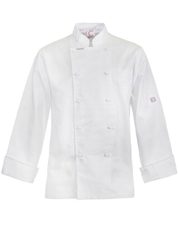 ChefsCraft Mens LW Executive Chefs Jacket LS 155g