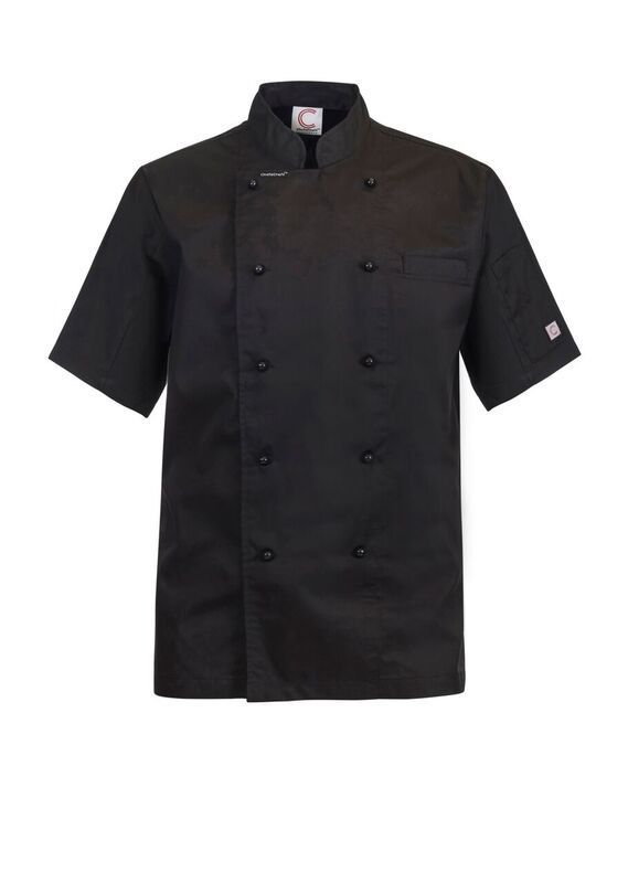ChefsCraft Mens LW Executive Chefs Jacket SS 155g