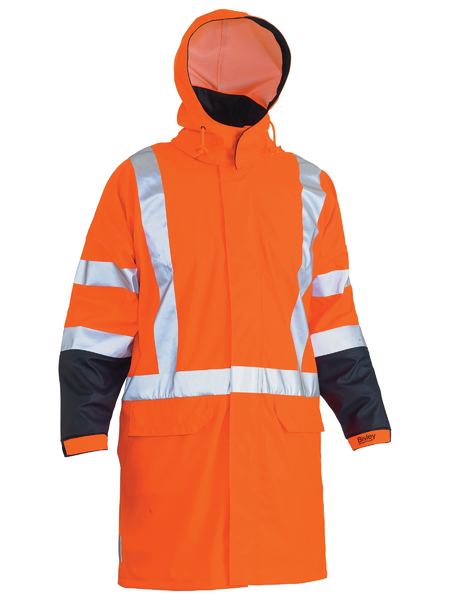Jacket Bisley Hi Vis X-Taped Stretch PU 190g BJ6955XT