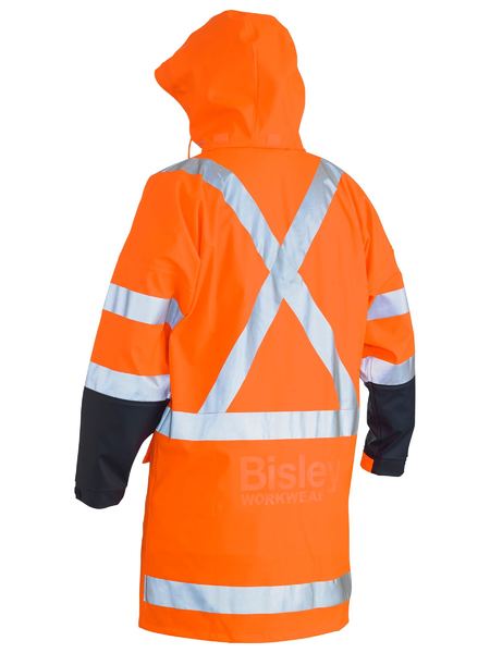 Jacket Bisley Hi Vis X-Taped Stretch PU 190g BJ6955XT