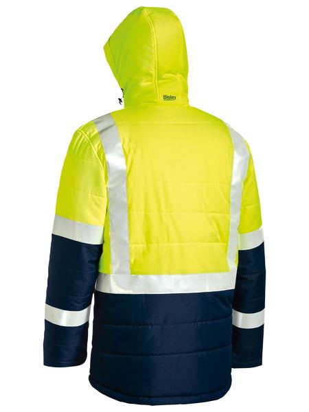Jacket Bisley Hi Vis BM-Taped Puffer Hood BJ6929HT