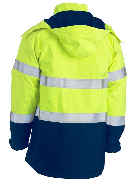 Jacket Bisley Hi Vis Taped FR Shell ATPV 32/ppe3 345g BJ8110T