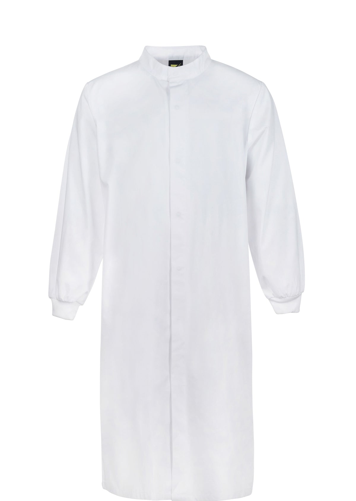 WorkCraft Mens Food Industry Dustcoat with Mandarin Collar LS 220g WJ3020