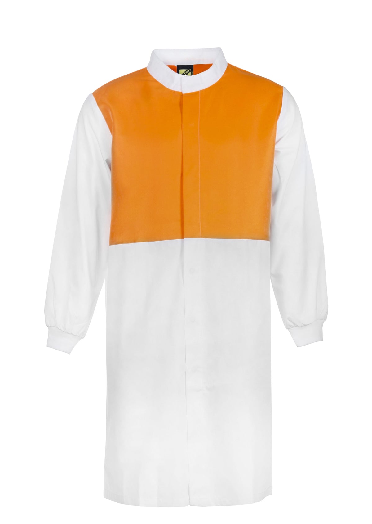 WorkCraft Mens Food Industry Dustcoat with Mandarin Collar LS 180g WJ3194
