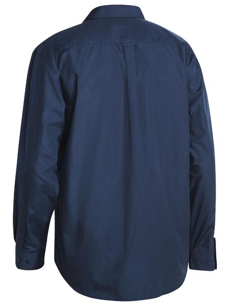 Shirt Bisley Permanent PreSS Poly/Cotton 110g Sky Blue M