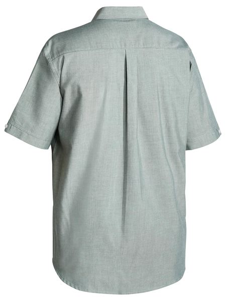 Shirt Bisley Oxford SS Poly/Cotton 135g Blue 3XL