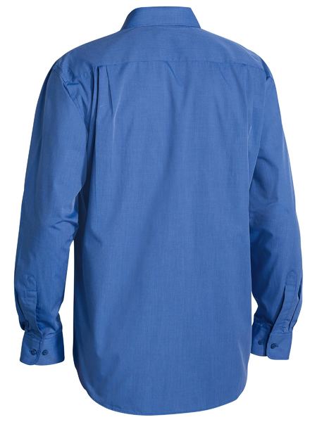Shirt Bisley Metro Poly/Cotton 100g Blue 2XL