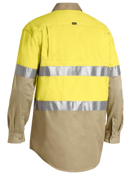 Shirt Bisley Hi Vis Taped Vented Drill 155g BS6696T