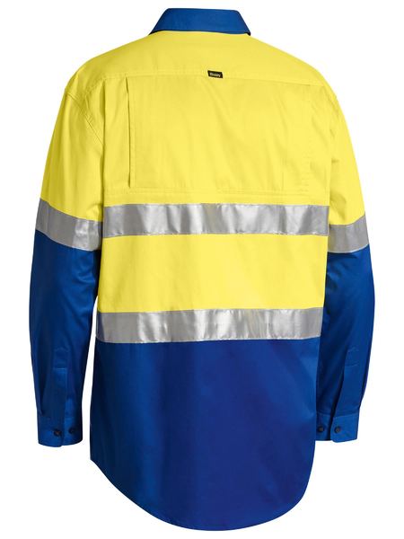 Shirt Bisley Hi Vis Taped Vented Drill 155g BS6696T
