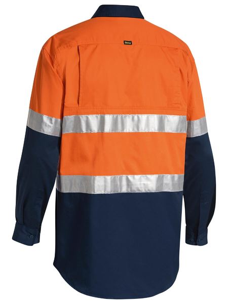 Shirt Bisley Hi Vis Taped Vented Drill 155g BS6696T