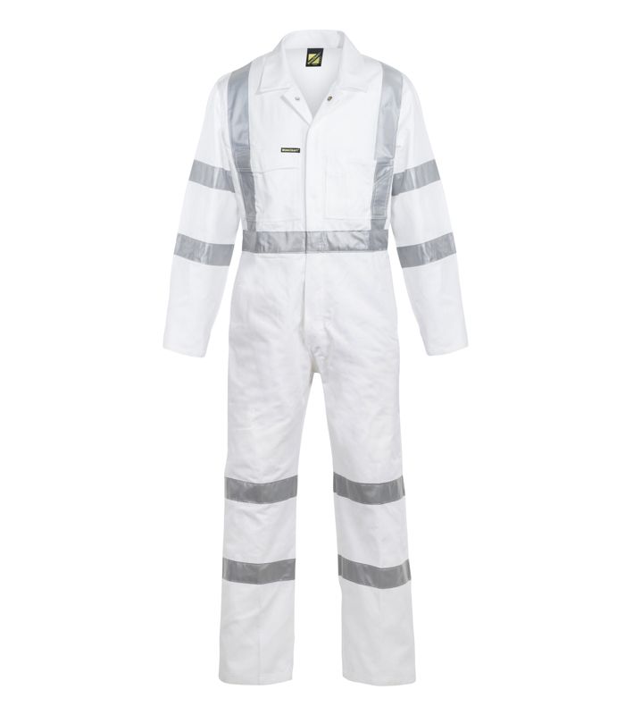 WorkCraft Mens X-Taped Roadworkers Drill Coveralls 310g WC3254