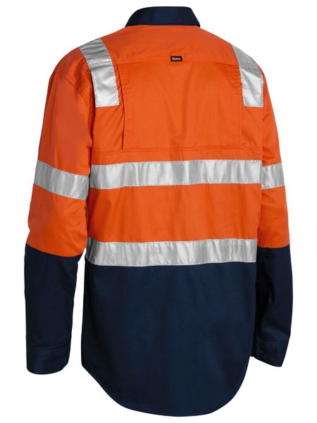 Shirt Bisley Hi Vis Taped Vented Drill 155g BS6432T