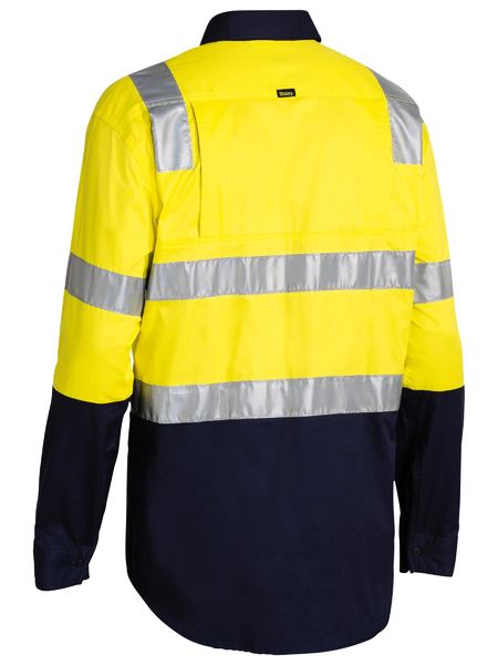 Shirt Bisley Hi Vis Taped Vented Drill 155g BS6432T
